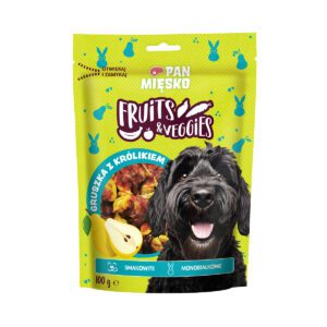 Pan Mięsko Fruits & Veggies Kruška s kunićem – poslastica za pse (100 g)