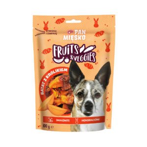 Pan Mięsko Fruits & Veggies Batat s kunićem – poslastica za pse (100 g)