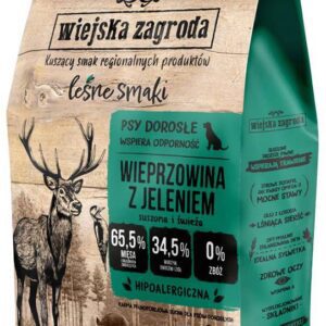Wiejska Zagroda Forest Flavours Svinjetina s jelenom – suha hrana za pse (9 kg)